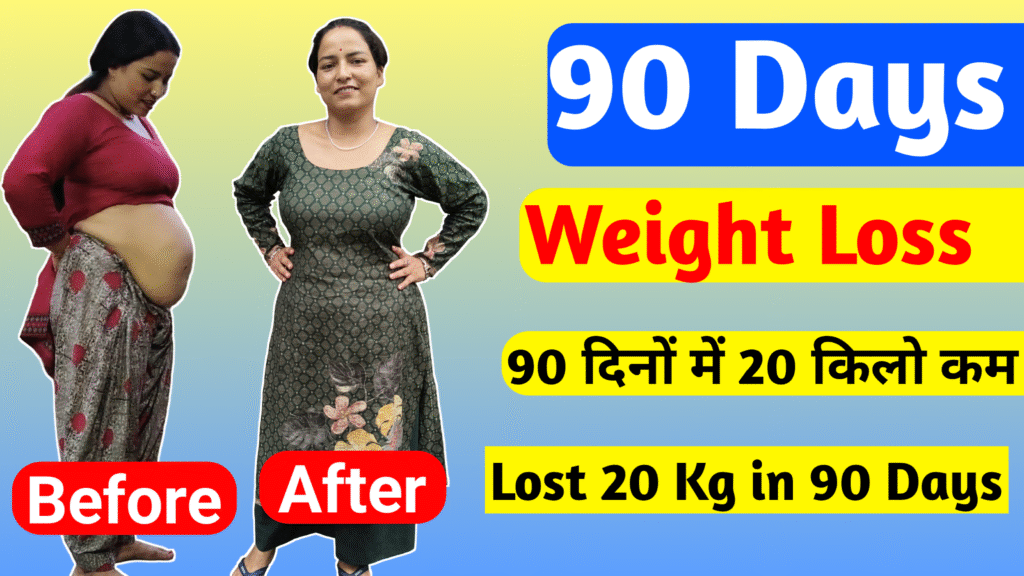 Poonam 90 Days Weight Loss Featured Image – Lost 20 Kg at Home (GharParSlim)