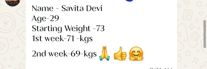 Real weight loss review from GharParSlim client