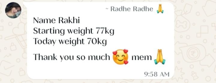 Real customer weight loss review from GharParSlim