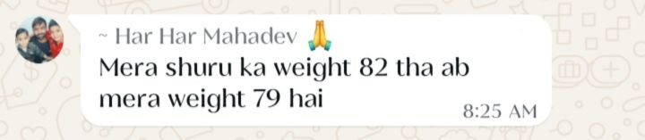 Real customer weight loss review from GharParSlim