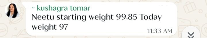Real customer weight loss review from GharParSlim