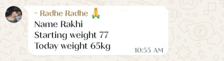 Real customer weight loss review from GharParSlim