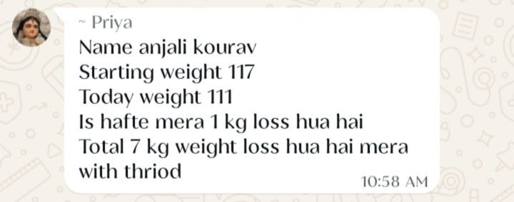 Real customer weight loss review from GharParSlim
