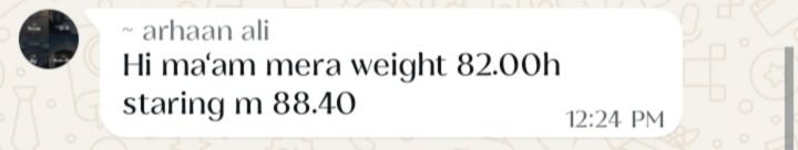 Real customer weight loss review from GharParSlim