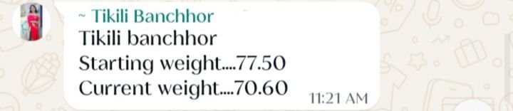 Real customer weight loss review from GharParSlim