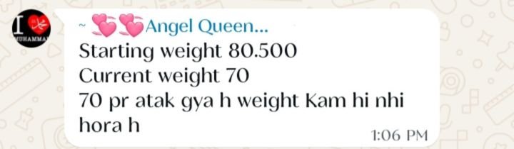 Real customer weight loss review from GharParSlim
