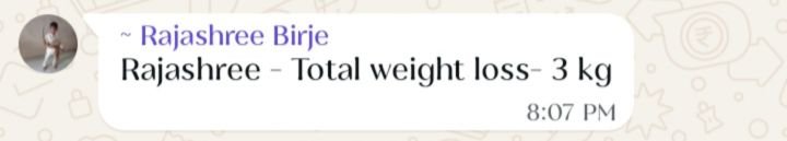 Real customer weight loss review from GharParSlim