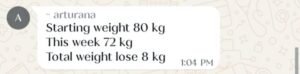 Real customer weight loss review from GharParSlim