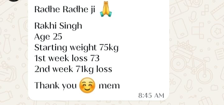 Real weight loss review from GharParSlim client