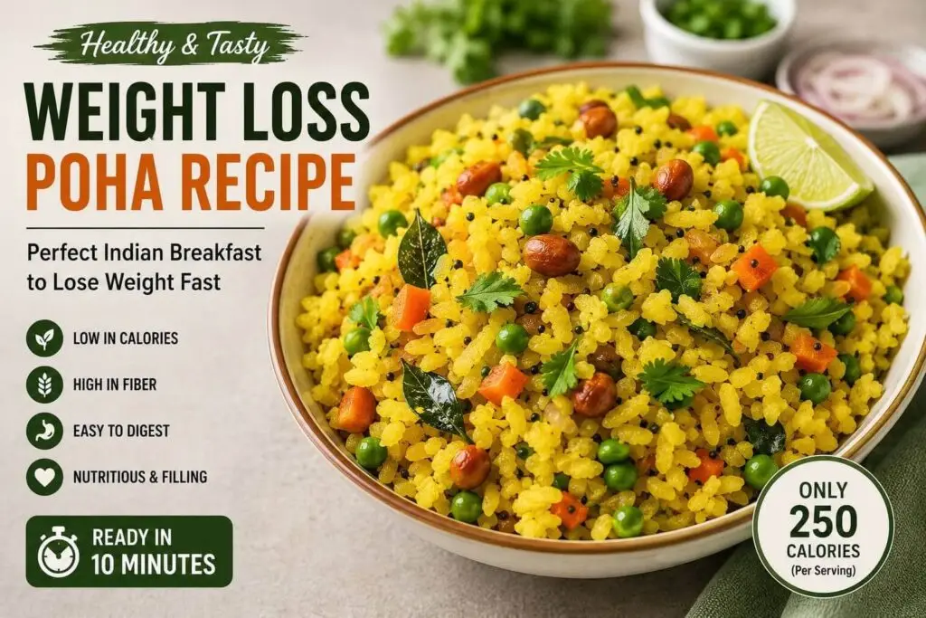 Weight Loss Poha Recipe