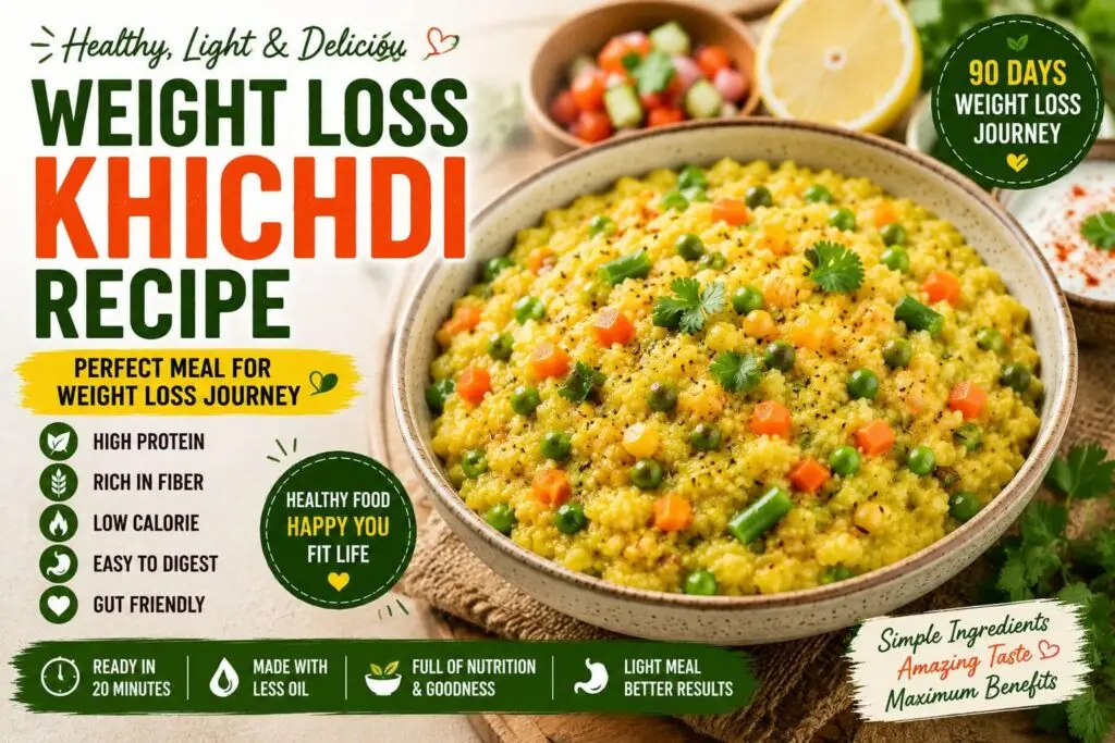 Healthy Weight Loss Khichdi Recipe with Vegetables